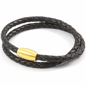 Leather bracelet design "Marjoe"