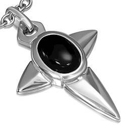 "Black stone" necklace.