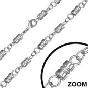 Stainless steel chain 56 cm. (6 mm)