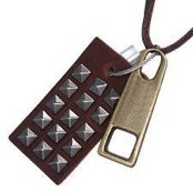"R925" Cool leather jewellery.