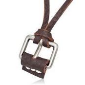 "Buckle" Leather Necklace.