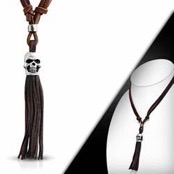 Leather necklace for men