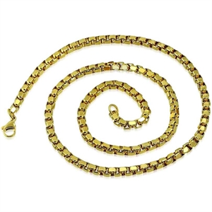 Xgold men's chain gold plated 60cm / 4,5mm