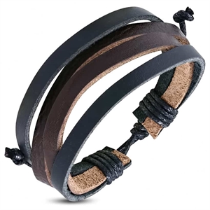 "Arkani" Leather Bracelet.