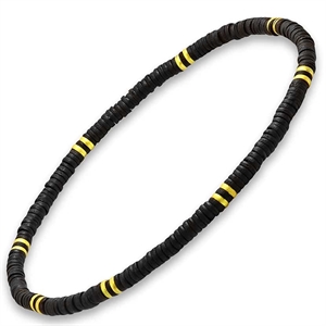 Rasta5 - Necklace in wood 42cm