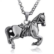 Horse in stainless steel