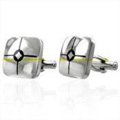 "Nici" Cufflinks in stainless steel (316L)