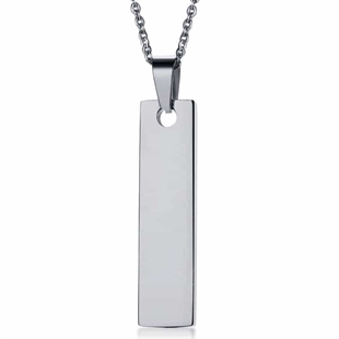 Basic necklace in stainless steel