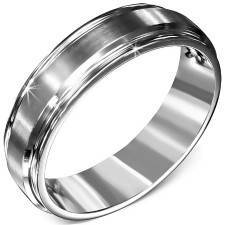 Men's ring "Toledo" steel. 