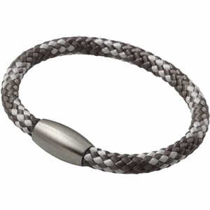 Sailor bracelet grey/white.