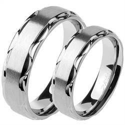 "Yasa" Engagement Ring Titanium