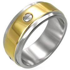 "Goldplated" men's ring