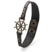Leather bracelet "Ship"