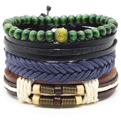 Green bracelet set