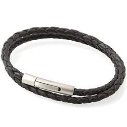 Leather bracelet 4mm "Daze"