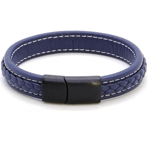Major Blue / Leather Bracelet
