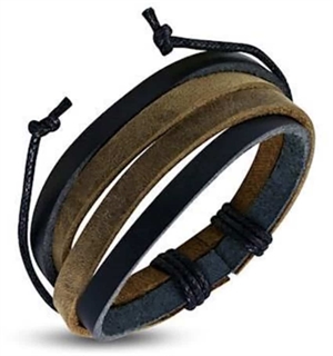 "Argon" Leather Bracelet.