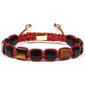 Red Delayat bracelet handmade
