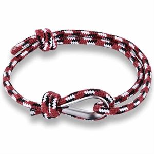 Robe red white / bracelet 15-21 cm