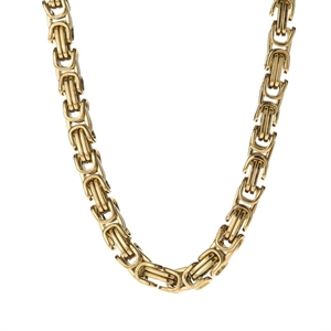 Gold plated stainless steel chain 55 cm