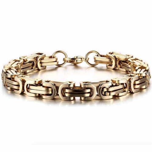 Bracelet in gold-plated steel