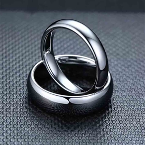 Carbide tungsten engagement/wedding ring