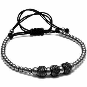 Pearl bracelet black