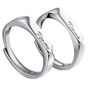 Tiamo engagement ring in sterling 925