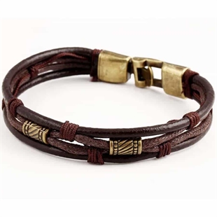 Vintage dark brown bracelet Bronze