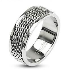 Mens ring "Hecta" Stainless steel
