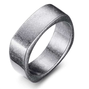 Class stainless steel ring