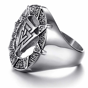 Nordic sign Viking ring