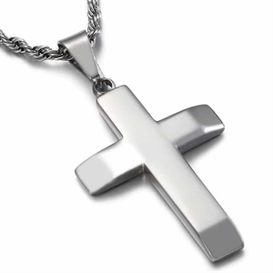 Kahl cross necklace in stainless steel