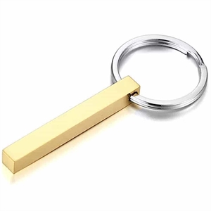 Pine keychain 5cm Golden Steel