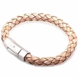 Leather bracelet in natural leather