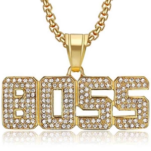 Like a Boss - necklace 2x5 cm
