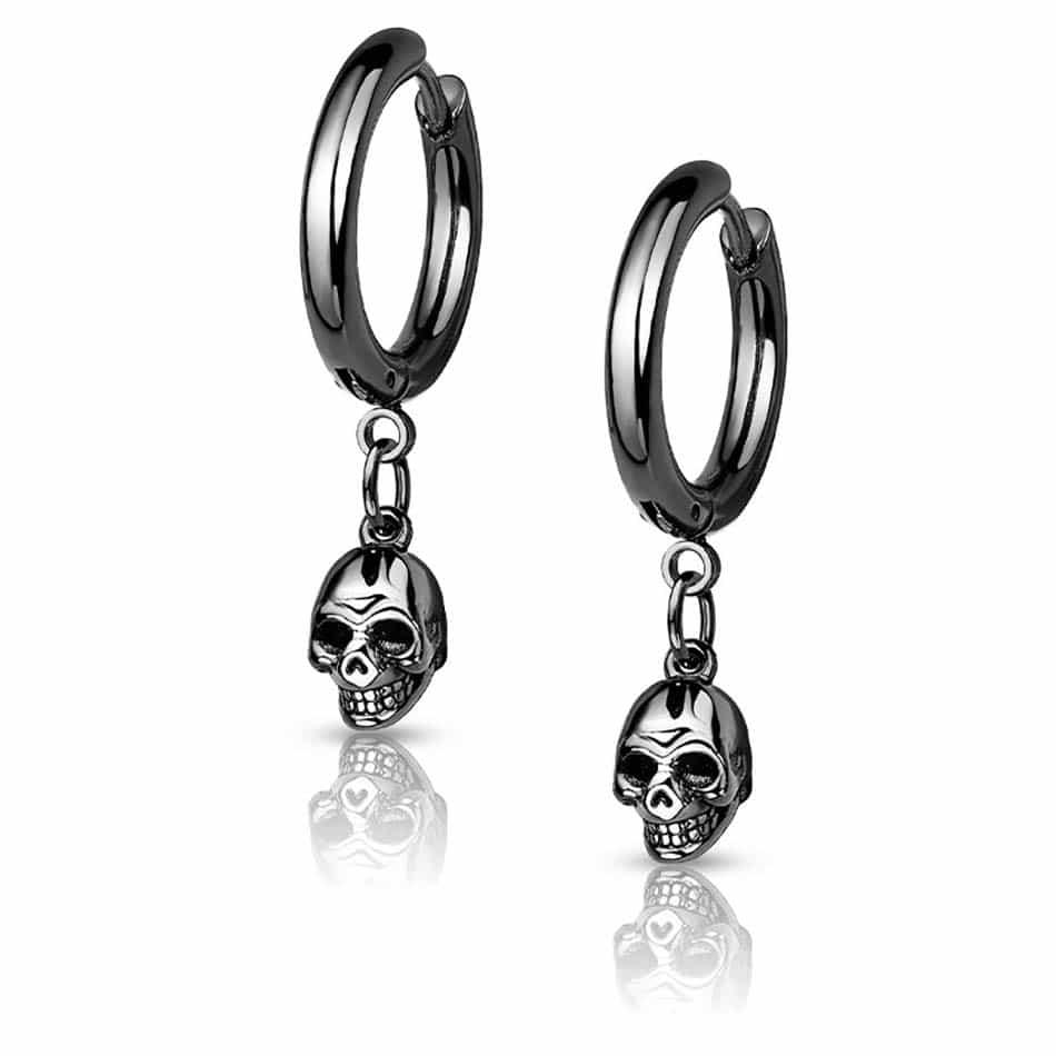 Get the Perfect Men's Black Diamond Earrings | GLAMIRA.in