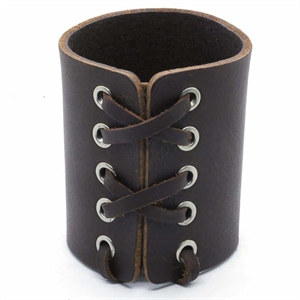 Brown Rock Leather Bracelet