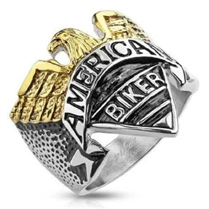American Biker "Eagle" Ring