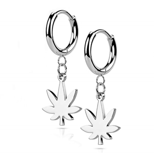 Stainless steel Cana earring.