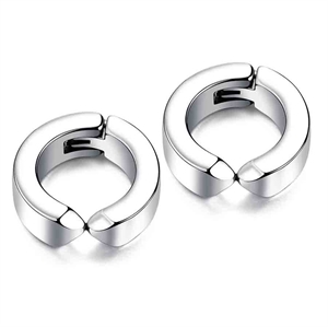 Stainless steel earring for without hole in ear.