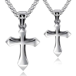 Crosses as couples jewellery 2pcs.