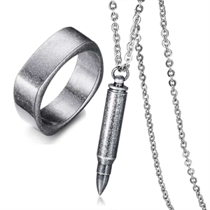 Necklace and men's ring OXY