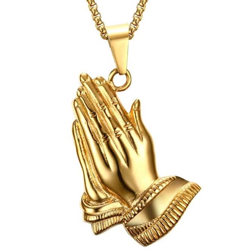 Pray necklace