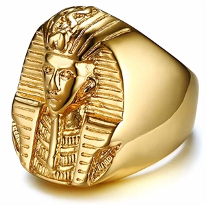 Pharaoh's ring gold plated