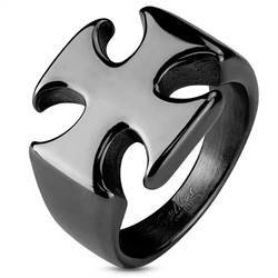 Black Maltese ring.