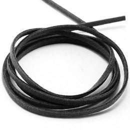 Leather cord black (100 cm)
