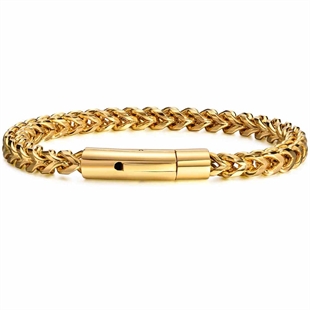 Ox golden steel bracelet IP