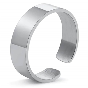 Adjustable steel ring blank.
