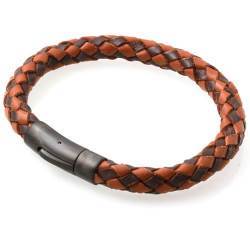 Leather bracelet Dark brown